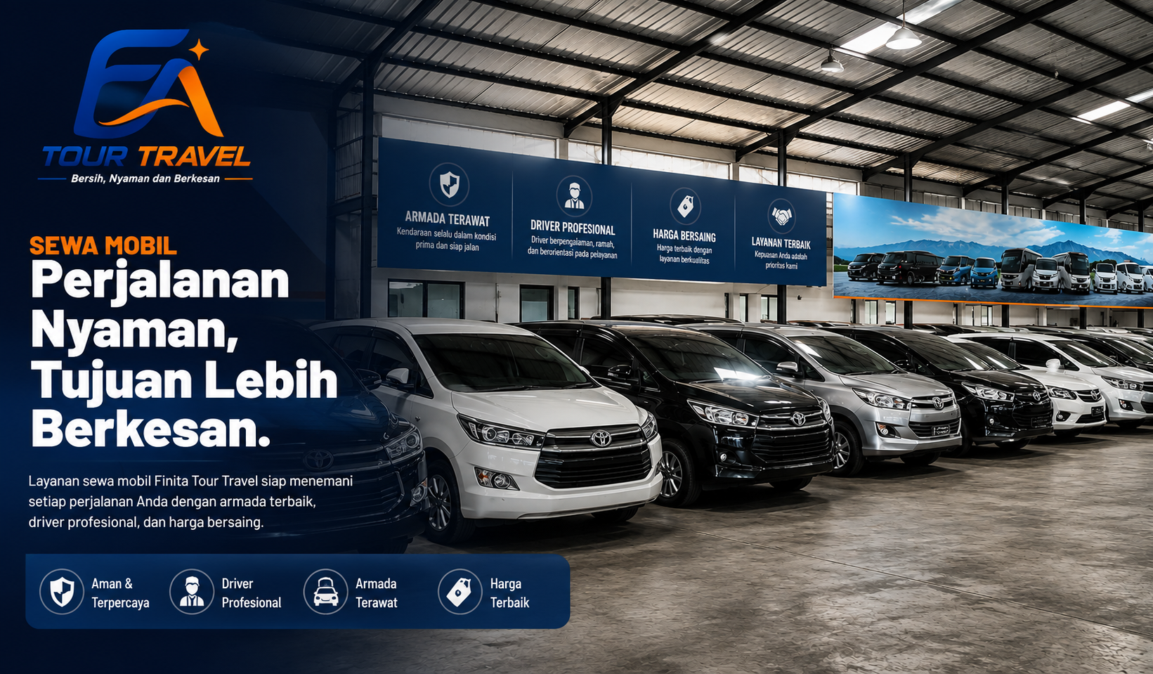 Armada Sewa Mobil Finita Tour Travel